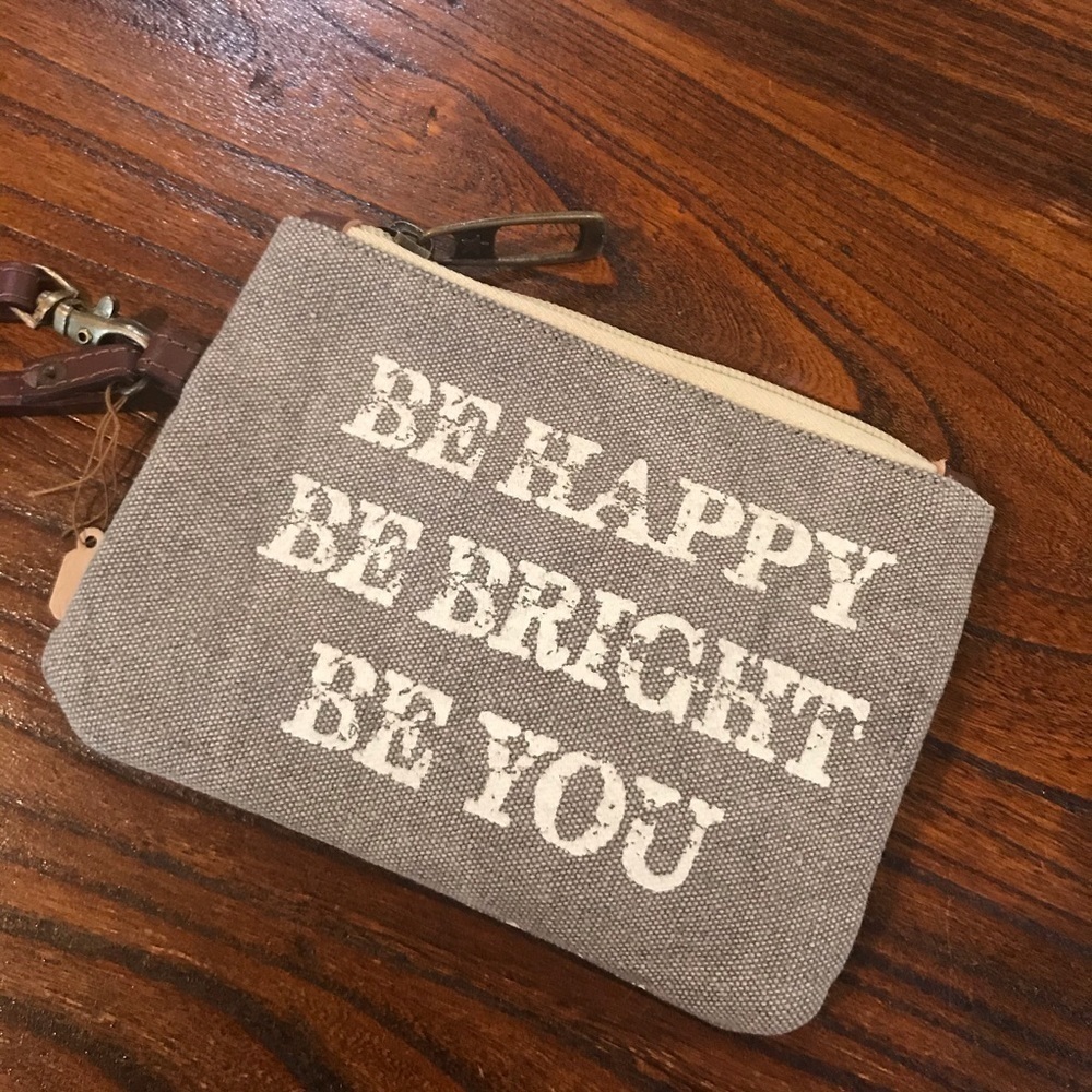 👜Double Sided Canvas Wristlet